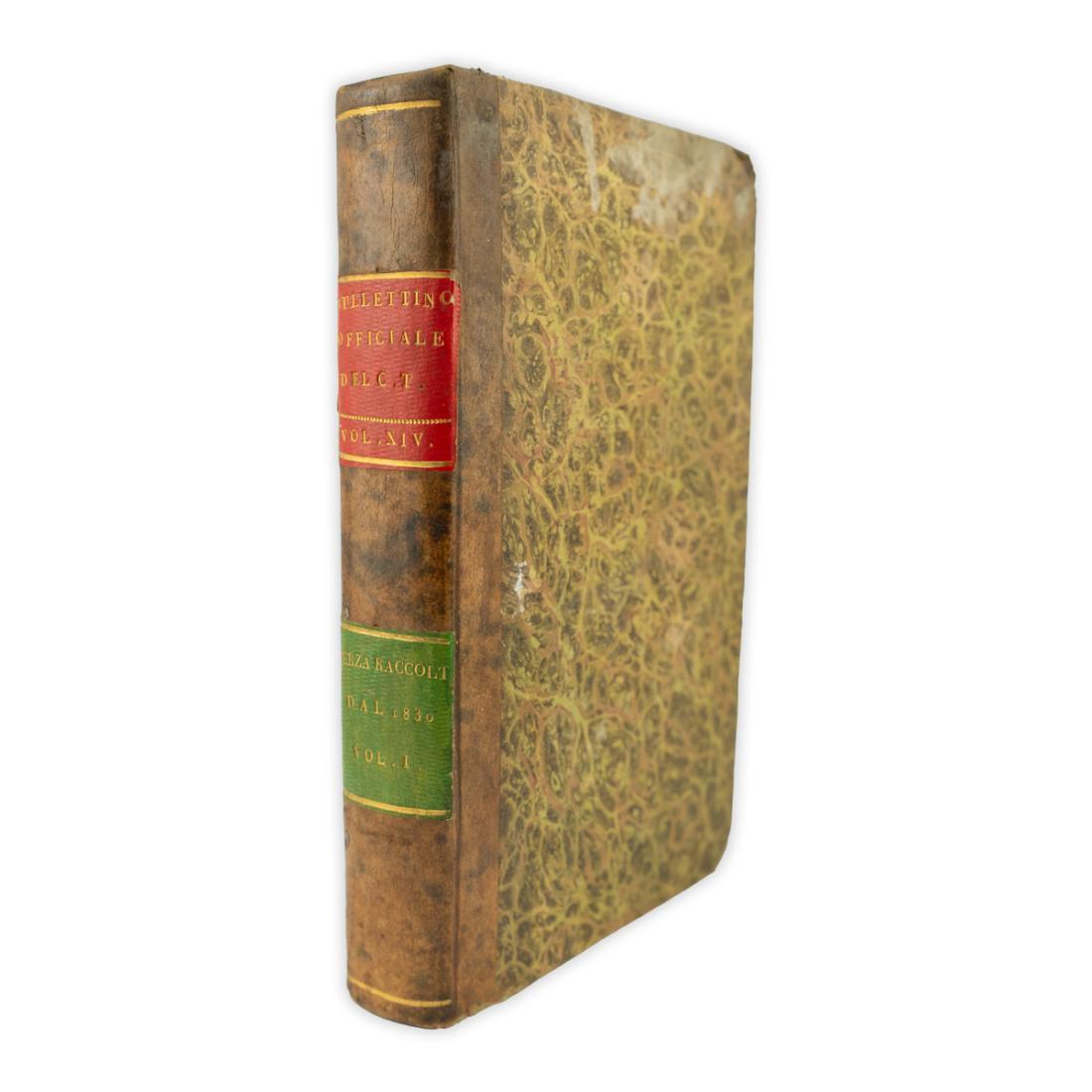  Vol XIV - Bullettino Officiale della Repubblica e Cantone del Ticino - MDCCCXXXII